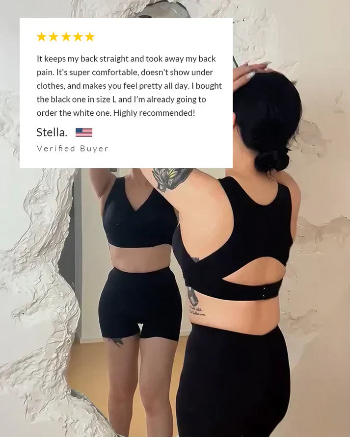 Last Day: Up to 30% Off Tiworld™ Front Closure Cross-Back Wireless Bra for Comfort & Support