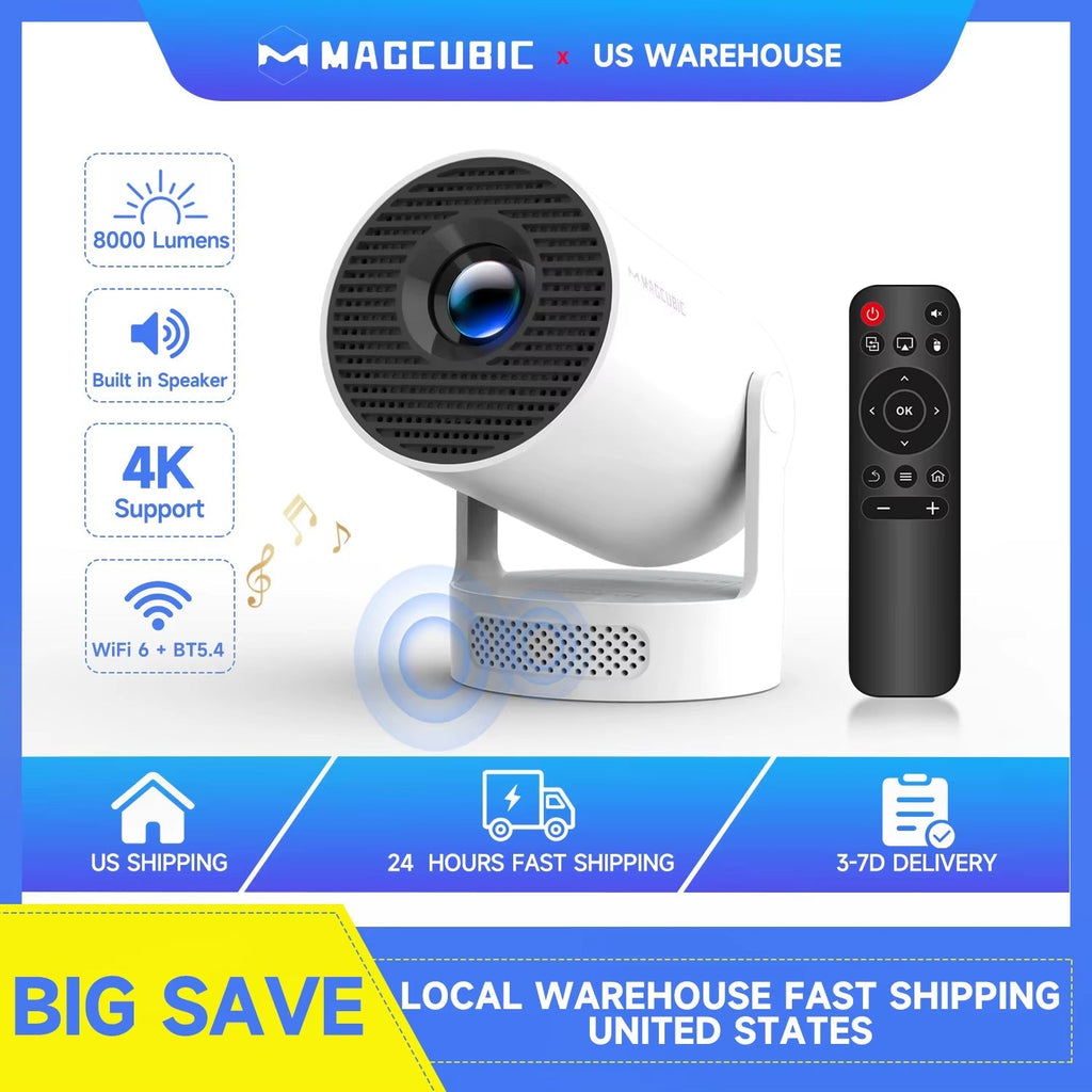 HY300 Pro + Projector 4K 720P